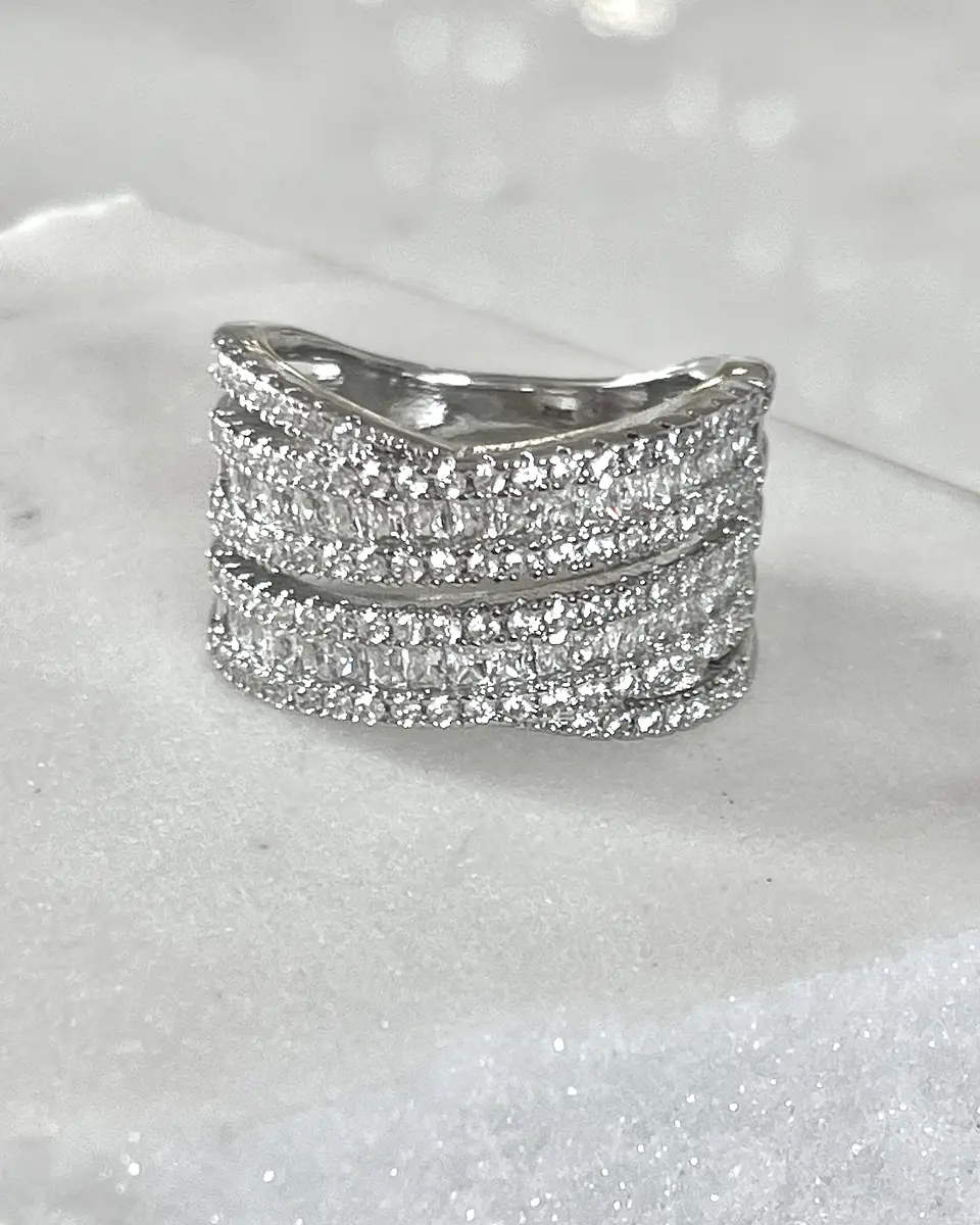 Anillo  Entrelazado Circones Silver  1