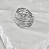 Anillo  Entrelazado Circones Silver 