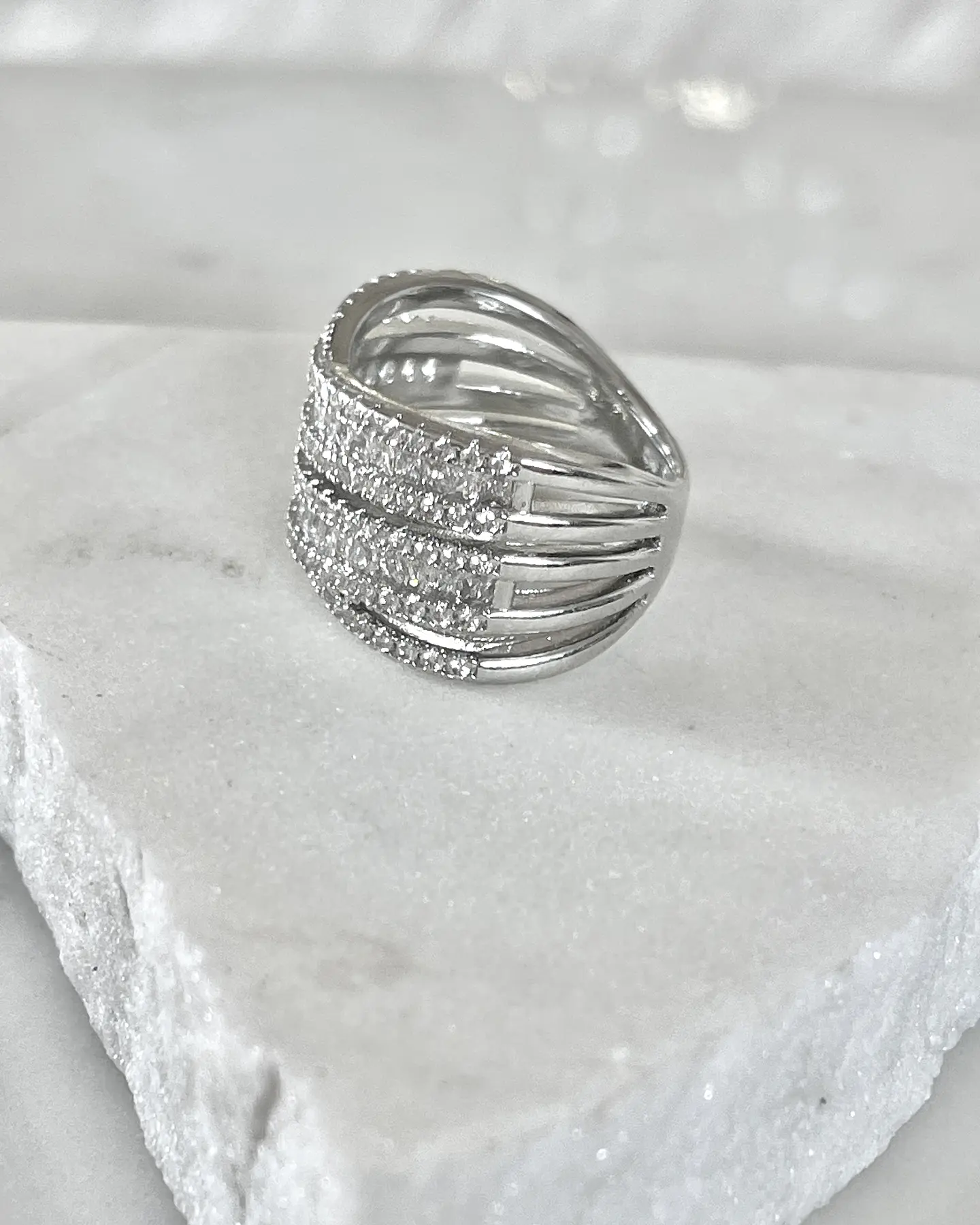 Anillo  Entrelazado Circones Silver  4