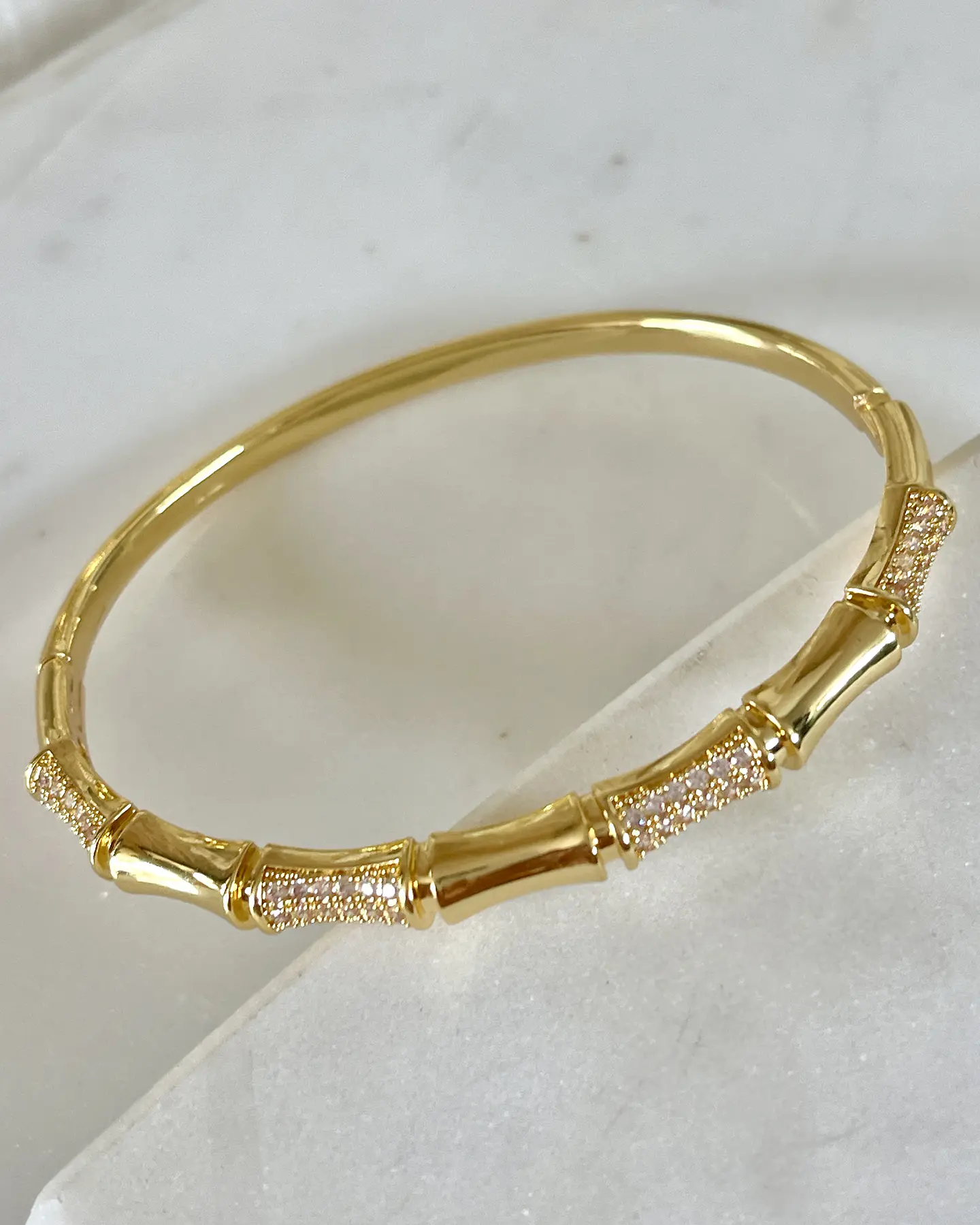  Esclava Diseño Bambú Circones Gold 1