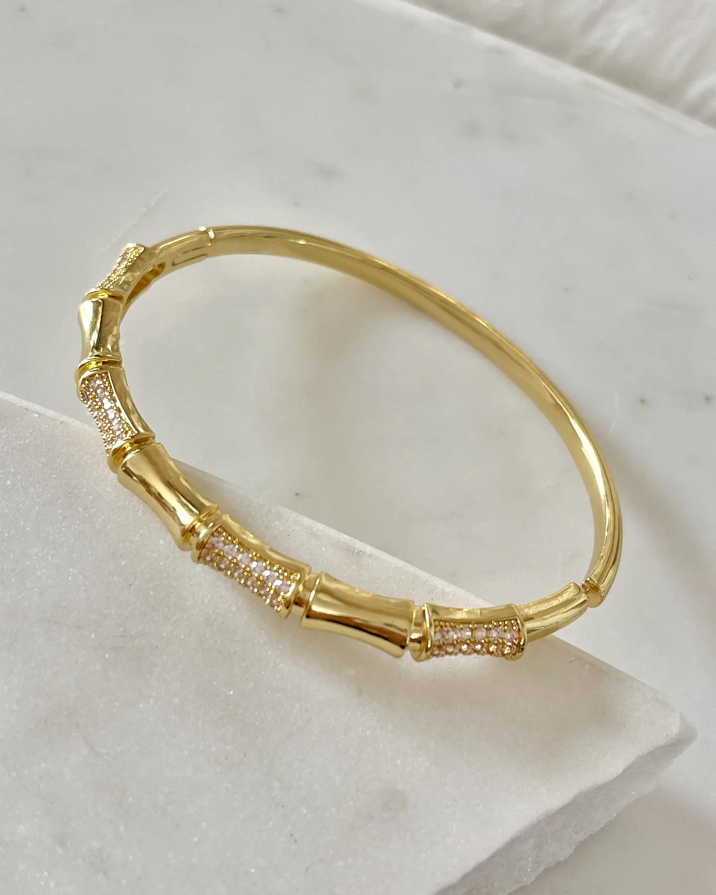  Esclava Diseño Bambú Circones Gold 4