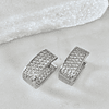 Aros Luxury Rectangulares Circones Silver
