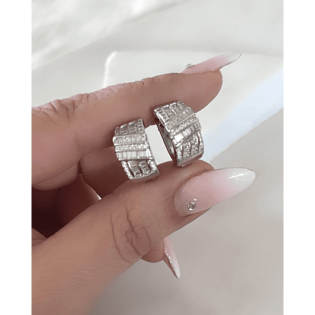Aros Emperatriz Circones Silver