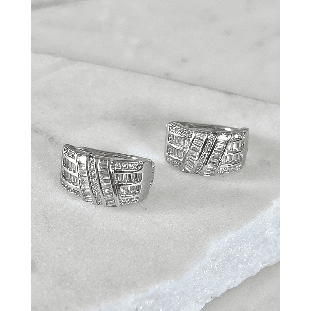 Aros Emperatriz Circones Silver