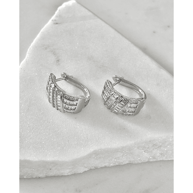 Aros Emperatriz Circones Silver