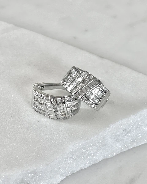 Aros Emperatriz Circones Silver