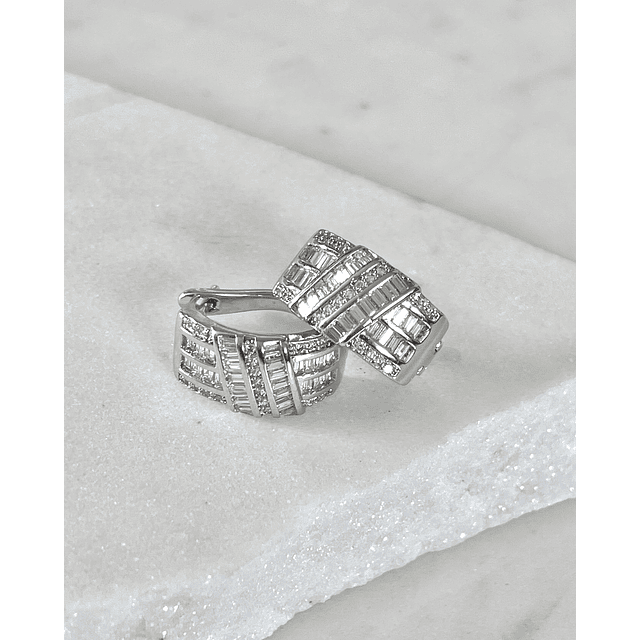 Aros Emperatriz Circones Silver