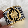 Maxi Brazalete Soleil Gold Print  Maximalista 