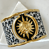 Maxi Brazalete Soleil Gold Print  Maximalista 