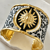 Maxi Brazalete Soleil Gold Print  Maximalista 