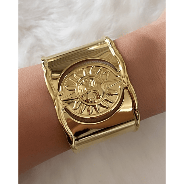 Maxi Brazalete Soleil Gold  Maximalista 