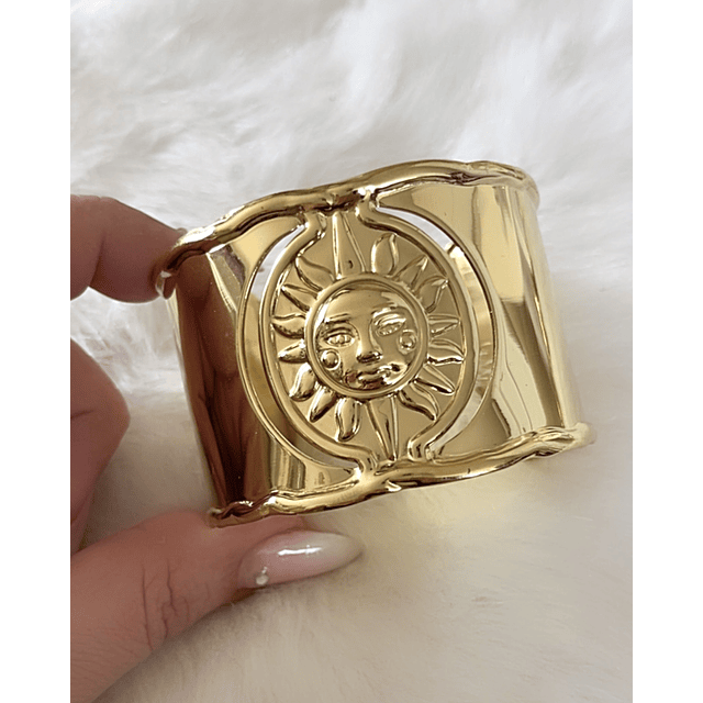 Maxi Brazalete Soleil Gold  Maximalista 