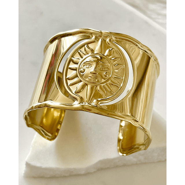 Maxi Brazalete Soleil Gold  Maximalista 