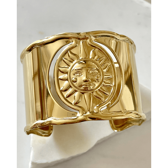 Maxi Brazalete Soleil Gold  Maximalista 