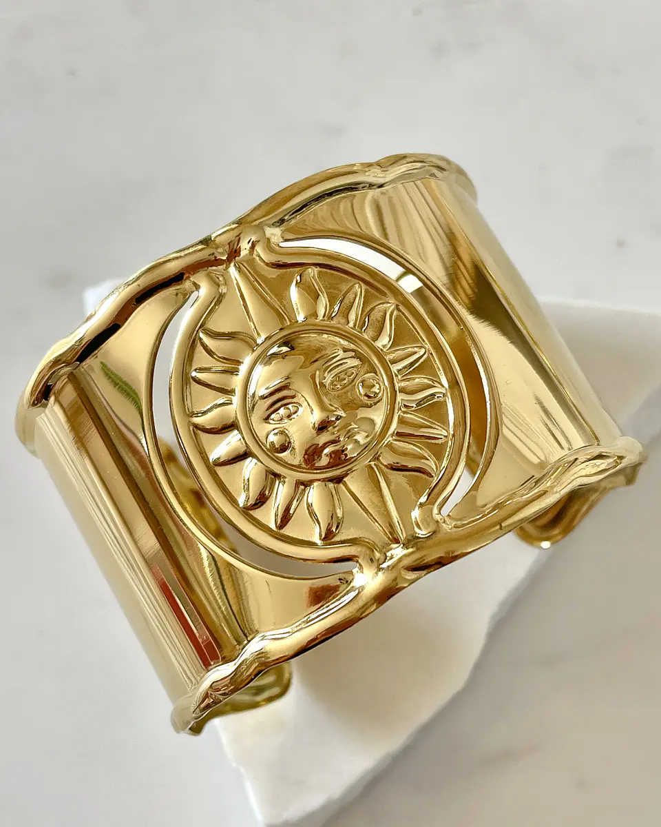 Maxi Brazalete Soleil Gold  Maximalista  6