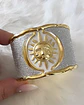 Maxi Brazalete Soleil Silver Gold  Maximalista  - Miniatura 3