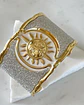 Maxi Brazalete Soleil Silver Gold  Maximalista  - Miniatura 2