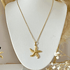 Conjunto Collar + Aros Estrella de Mar Gold