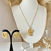 Conjunto Collar + Aros Caracola de Mar Gold