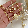 Collar Sol Circones Punto de luz Gold