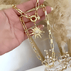 Collar Sol Circones Punto de luz Gold
