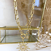 Collar Sol Circones Punto de luz Gold
