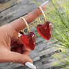 Aros Maxi Cuore Rosso Gold