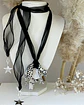 Choker Leopardo Organza Silver - Miniatura 2