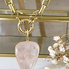 Collar Cuarzo Rosa Gold 