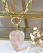 Collar Cuarzo Rosa Gold  - Miniatura 1