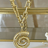Collar Caracola eslabones Tiffany Gold