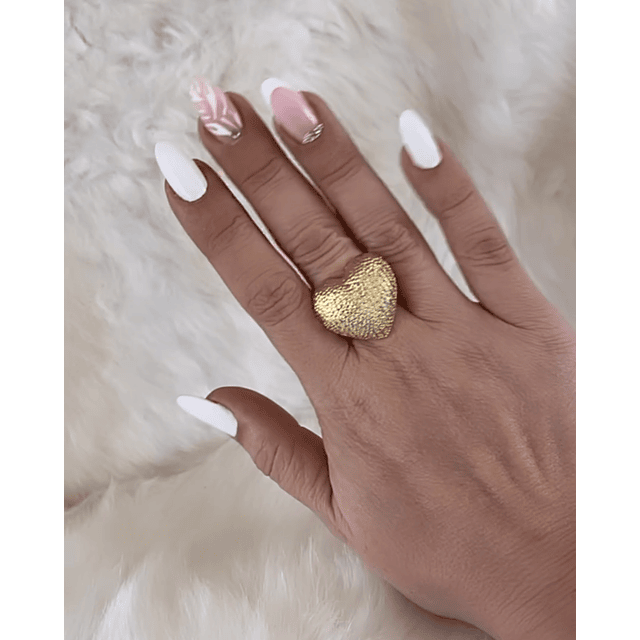 Anillo Maxi Cuore Gold 