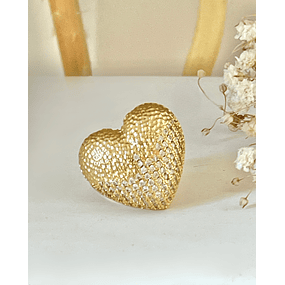 Anillo Maxi Cuore Gold 