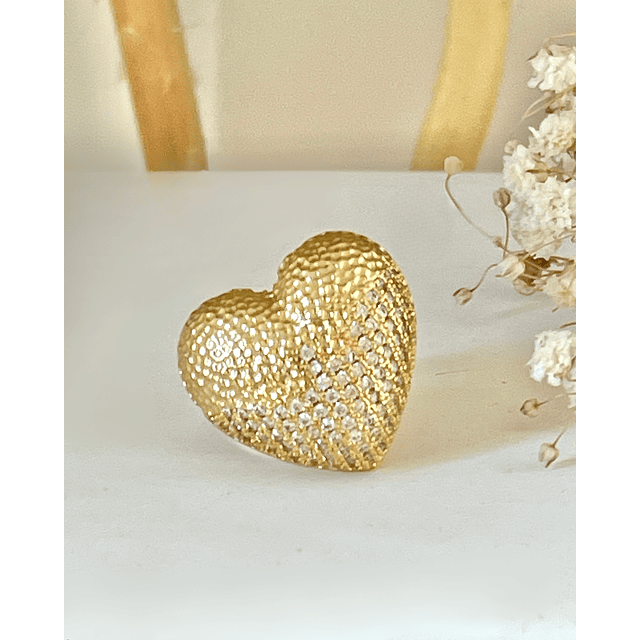 Anillo Maxi Cuore Gold 