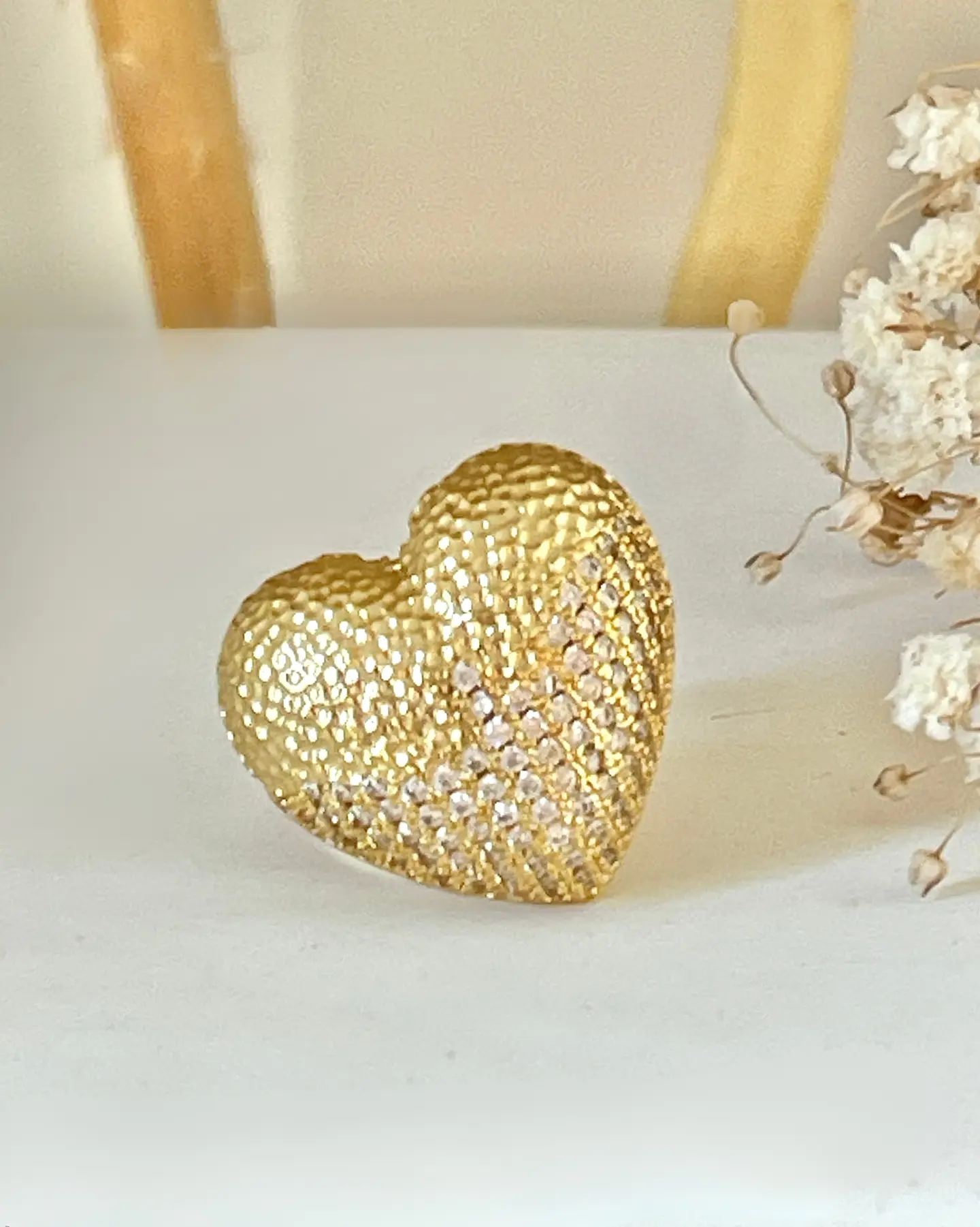Anillo Maxi Cuore Gold  1