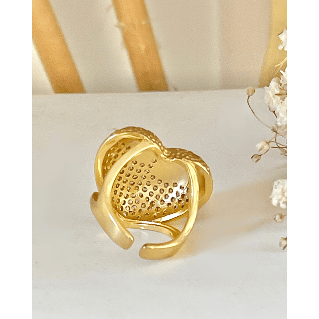 Anillo Maxi Cuore Gold 
