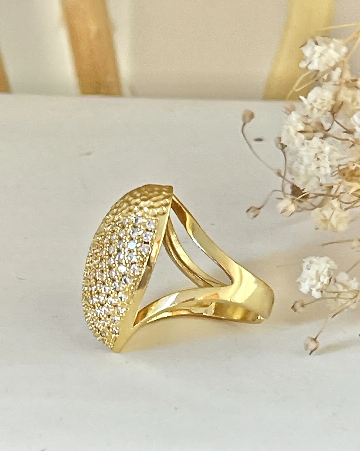 Anillo Maxi Cuore Gold  3