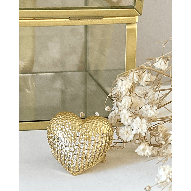 Anillo Maxi Cuore Gold 