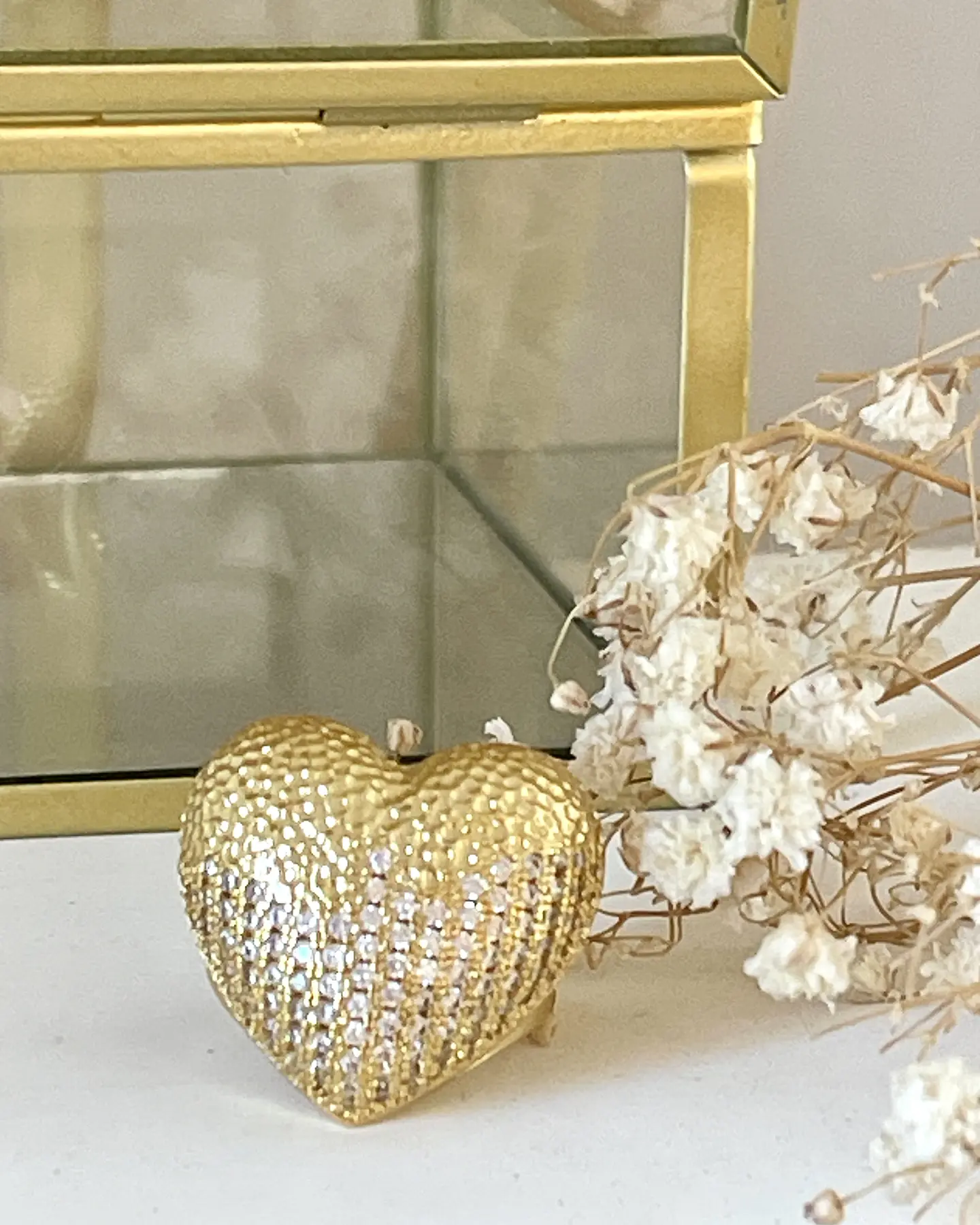 Anillo Maxi Cuore Gold  2