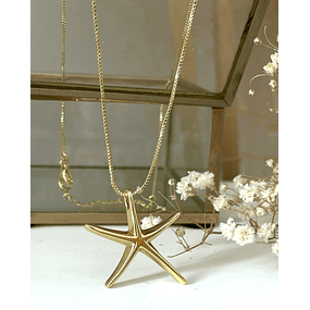 Collar Estrella de Mar cadena veneciana Gold