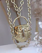 Collar Maxi Candado Eslabones ovalados Gold - Miniatura 4