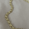 Collar Nudo de Bruja eslabones mixtos Gold