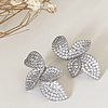 Aros Pétalos Circones Silver