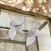 Aros Pétalos Circones Silver