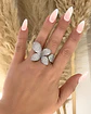 Maxi Anillo Pétalos Circones Silver - Miniatura 4