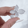 Maxi Anillo Pétalos Circones Silver