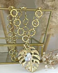 Collar XL Maxi Hoja con Perla Gold - Miniatura 3