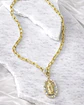 Collar Medalla Virgen Guadalupe Circones Gold  - Miniatura 4