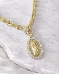 Collar Medalla Virgen Guadalupe Circones Gold  - Miniatura 3