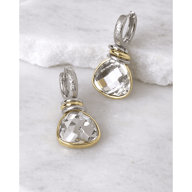 Aros Milano Cristal Gold & Silver 